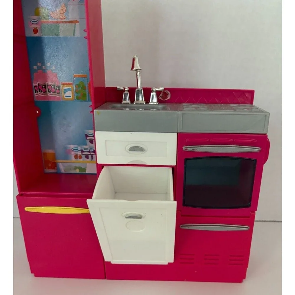 Barbie Doll House Kitchen Play Décor Toy Accessory  10-5/8